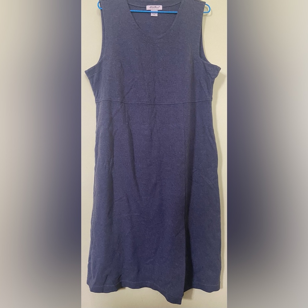 Eddie Bauer Grey Knit Midi Dress